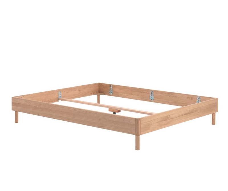 Lit enfant-FORREST CADRE&nbsp;DE LIT 160 x 200 cm CHÊNE-Vipack-mailleux-0
