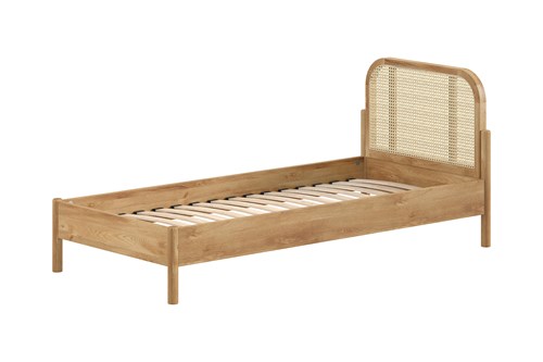 Lit enfant-OLIVE LIT 90 x 200 cm ROTIN CHÊNE-Vipack-mailleux-0