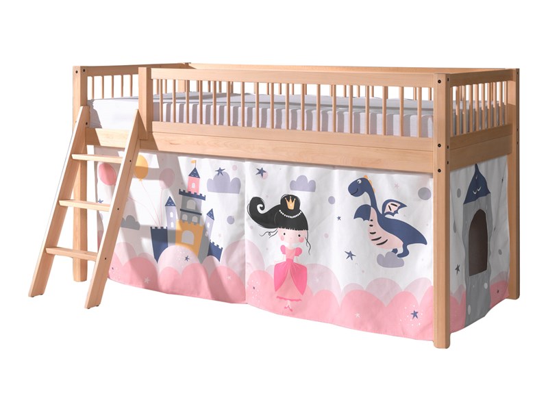 Chambres complètes-Combinaison de chambre d'enfant Forrest Beech hêtre naturel-Vipack-mailleux-0