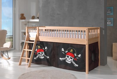 Chambres complètes-Combinaison de chambre d'enfant Forrest Beech hêtre naturel-Vipack-mailleux-1