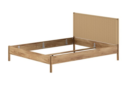 Lit enfant-OLIVE LIT 160 x 200 cm ROPE CHÊNE-Vipack-mailleux-0