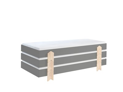 Chambres complètes-Combinaison de chambre d'enfant Modulo 3-Vipack-mailleux-2