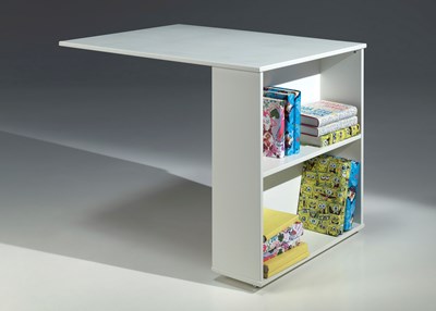 Bureau-PINO BUREAU POUR LIT MI-HAUTEUR BLANC-Vipack-mailleux-1