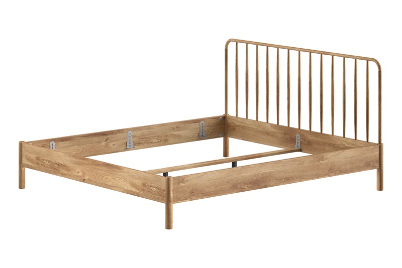 Lit enfant-OLIVE LIT 180 x 200 cm SPINDLE CHÊNE-Vipack-mailleux-0
