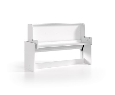 Lit enfant-DENVER LIT BUREAU 90 x 200 cm BLANC-Vipack-mailleux-4