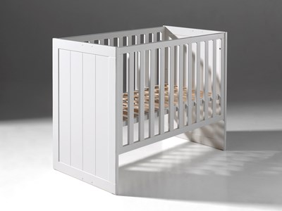 Lit bébé-ERIK LIT BÉBÉ 60 x 120 cm BLANC-Vipack-mailleux-3