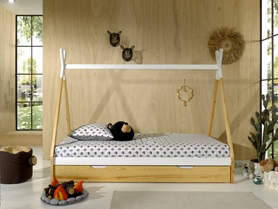 Chambres complètes-Combinaison de chambre d'enfant Tipi,Out Of Collection-Vipack-mailleux-1