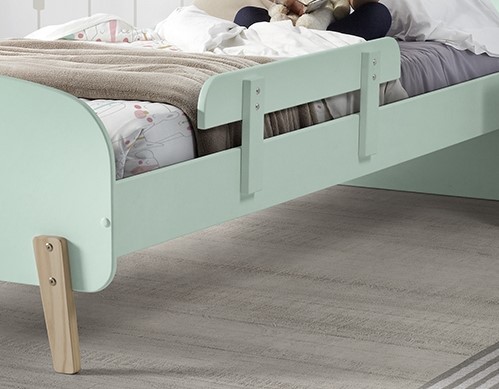 Barrière de sécurité-KIDDY BARRIÈRE DE LIT MINT GREEN-Vipack-mailleux-1