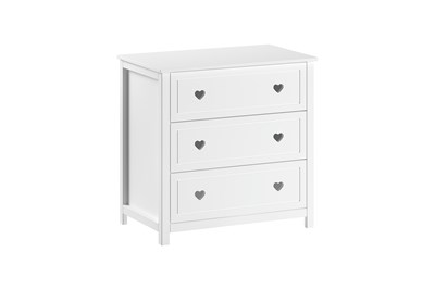 Chambres complètes-Combinaison de chambre d'enfant Amori 4-blanc-Vipack-mailleux-6