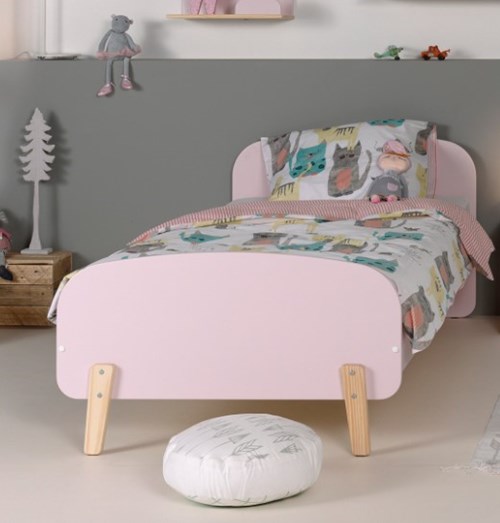 Lit enfant-KIDDY LIT 90 x 200 cm OLD PINK-Vipack-mailleux-1