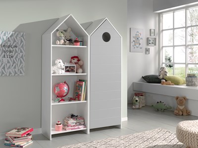 Chambres complètes-Combinaison de chambre d'enfant Casami 4-Vipack-mailleux-1