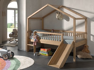 Chambres complètes-Combinaison de chambre d'enfant Forrest Oak chêne-Vipack-mailleux-6