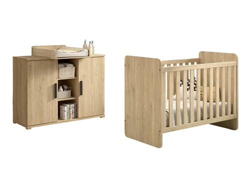 Chambres complètes-Combinaison de chambre d'enfant Sam 2-Vipack-mailleux-0