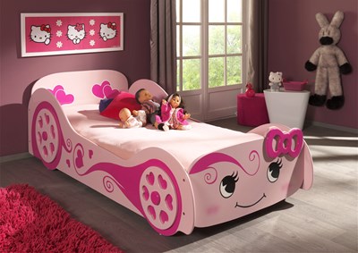 Lit enfant-CARBEDS LOVE LIT 90 x 200 cm ROSE-Vipack-mailleux-6