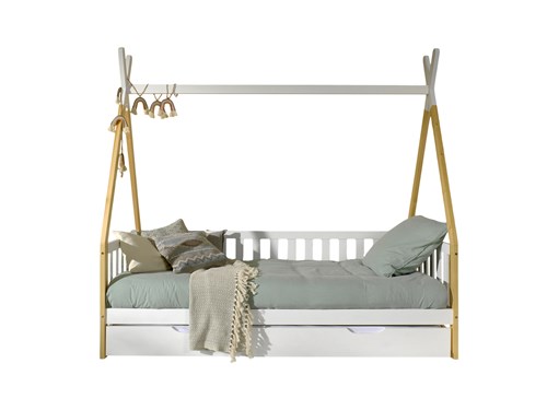 Chambres complètes-Combinaison de chambre d'enfant Tipi bi-couleur-Vipack-mailleux-0