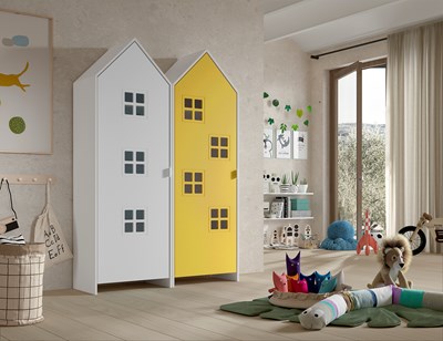 Chambres complètes-Combinaison de chambre d'enfant Casami 8-Vipack-mailleux-1