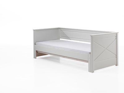 Lit enfant-PINO  SCOTT LIT AMOUVABLE (93) 90 x 200 cm BLANC-Vipack-mailleux-4