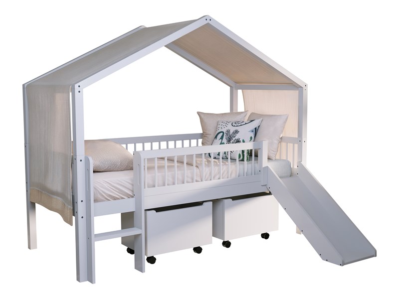 Chambres complètes-Combinaison de chambre d'enfant Forrest Beech hêtre laqué blanc-Vipack-mailleu-0