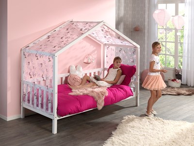 Chambres complètes-Combinaison de chambre d'enfant Dallas blanc-Vipack-mailleux-4
