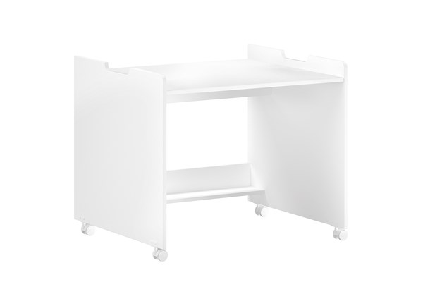 Bureau-PRIMO BUREAU POUR LIT MI-HAUTEUR BLANC-Vipack-mailleux-0