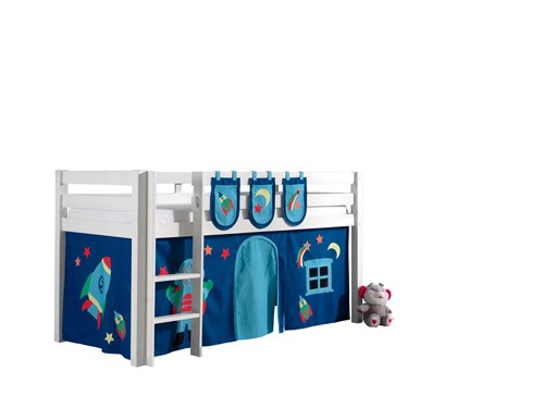 Chambres complètes-Cette PINO-combinaison se compose des éléments suivants  PINO lit compact blan-0
