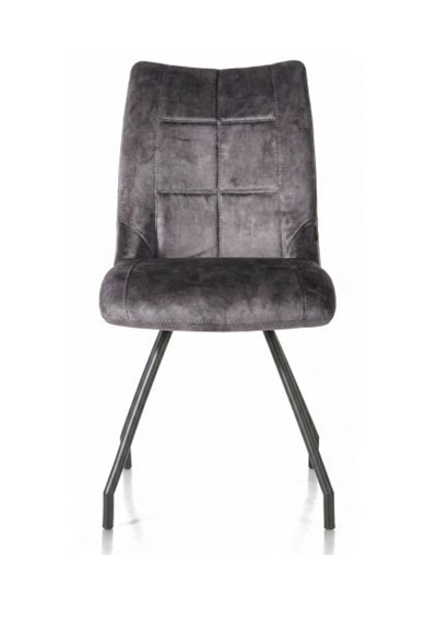 Chaise Mischa Laurent Henders & Hazel en tissu Karese anthracite chez Mailleux