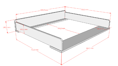 Chambres complètes-Combinaison de chambre d'enfant Lux 4-coloris clay-Vipack-mailleux-13