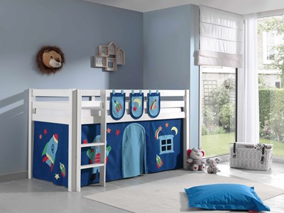 Chambres complètes-Cette PINO-combinaison se compose des éléments suivants  PINO lit compact blan-1