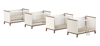 Chambres complètes-Combinaison de chambre d'enfant Sezane 4-clay-Vipack-mailleux-5