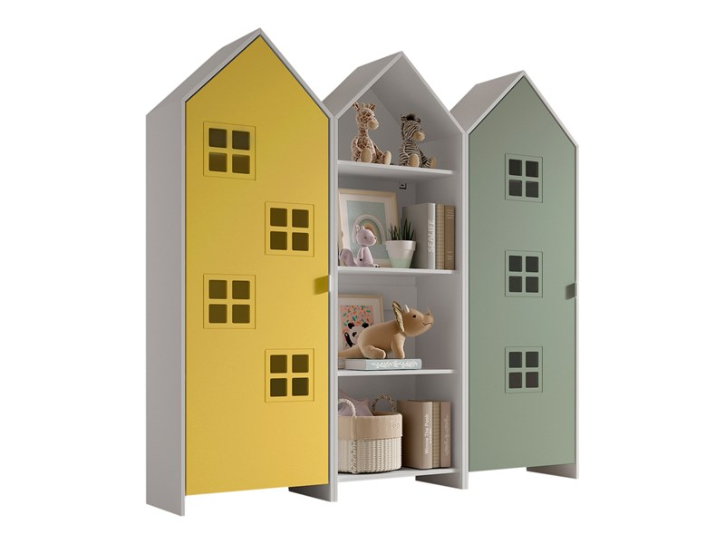 Chambres complètes-Combinaison de chambre d'enfant Casami 8-Vipack-mailleux-0