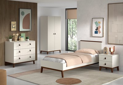 Chambres complètes-Combinaison de chambre d'enfant Sezane 4-clay-Vipack-mailleux-1