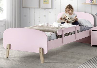 Chambres complètes-Combinaison de chambre d'enfant Kiddy 3-rose-Vipack-mailleux-1