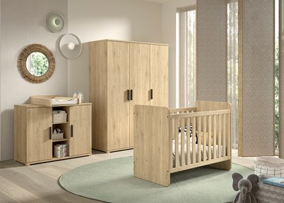 Chambres complètes-Combinaison de chambre d'enfant Sam 2-Vipack-mailleux-1