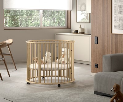 Parc bébé-DINO PARC BÉBÉ Ø 90 cm NATUREL-Vipack-mailleux-1