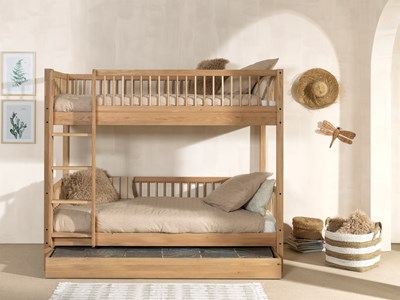 Chambres complètes-Combinaison de chambre d'enfant Forrest Oak chêne-Vipack-mailleux-1
