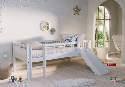 Chambres complètes-Combinaison de chambre d'enfant Forrest Beech hêtre laqué blanc-Vipack-mailleu-5