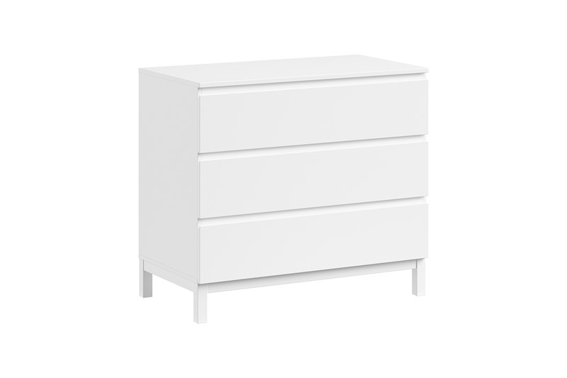 Commode-EVA COMMODE 3 TIROIRS BLANC-Vipack-mailleux-0