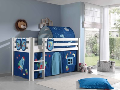 Chambres complètes-Cette PINO-combinaison se compose des éléments suivants  PINO lit compact blan-1