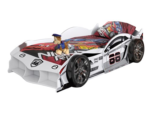 Lit enfant-CARBEDS MAX LIT 90 x 200 cm BLANC-Vipack-mailleux-0