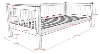 Chambres complètes-Combinaison de chambre d'enfant Forrest Oak chêne-Vipack-mailleux-2
