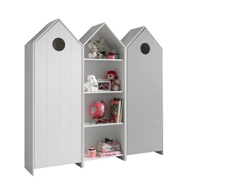 Chambres complètes-Combinaison de chambre d'enfant Casami 3-Vipack-mailleux-0