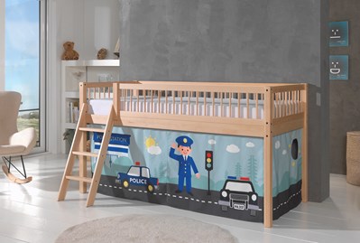 Chambres complètes-Combinaison de chambre d'enfant Forrest Beech hêtre naturel-Vipack-mailleux-1
