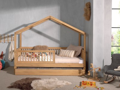 Chambres complètes-Combinaison de chambre d'enfant Forrest Oak chêne-Vipack-mailleux-1