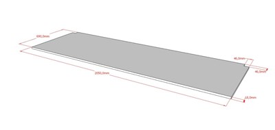 Bureau-PINO BUREAU POUR LIT MEZZANINE 90140 cm BLANC-Vipack-mailleux-2