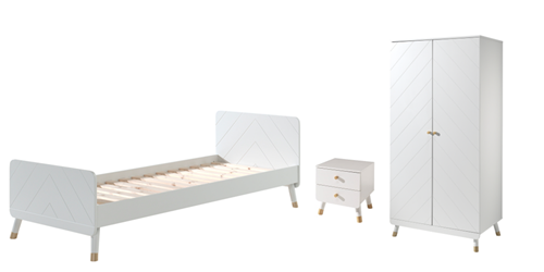 Chambres complètes-Combinaison de chambre d'enfant Billy 4-Vipack-mailleux-0