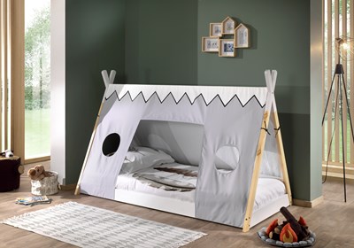 Chambres complètes-Combinaison de chambre d'enfant Tipi 1-Vipack-mailleux-5
