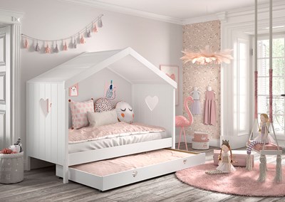 Chambres complètes-Combinaison de chambre d'enfant Amori 0-blanc-Vipack-mailleux-5