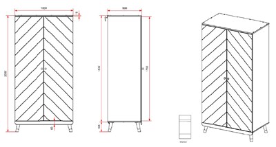Chambres complètes-Combinaison de chambre d'enfant Billy 4-Vipack-mailleux-13
