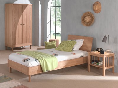 Chambres complètes-Combinaison de chambre d'enfant Forrest Oak 2-chêne-Vipack-mailleux-1