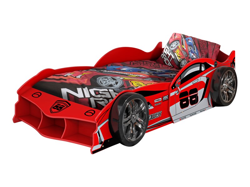 Lit enfant-CARBEDS MAX LIT 90 x 200 cm ROUGE-Vipack-mailleux-0